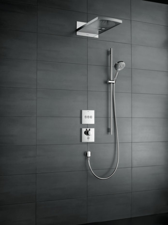 ShowerTablet Select maksi Termostat, Ankastre, 1 üst çıkış ve ilave alt çıkış için valf ile