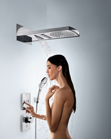 ShowerTablet Select maksi Termostat, Ankastre, 1 üst çıkış ve ilave alt çıkış için valf ile