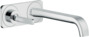 Single lever basin mixer for concealed installation with plate wall-mounted
