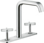 3-hole basin mixer 170 with pop-up waste set and plate