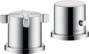2-hole rim mounted thermostatic bath mixer