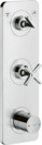 Thermostatic module for concealed installation 38 x 12 for 2 outlets