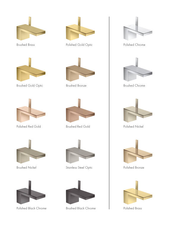 Axor Finishplus Surfaces Of Surpassing Brilliance Int - Red And Gold Bathroom Accessories Axor Finishplus Surfaces Of Surpassing Brilliance Int - Red And Gold Bathroom Accessories