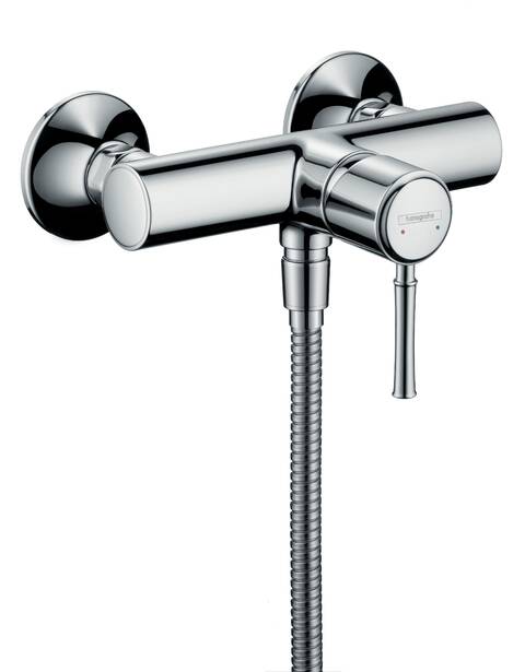 Manual exposed mixer.