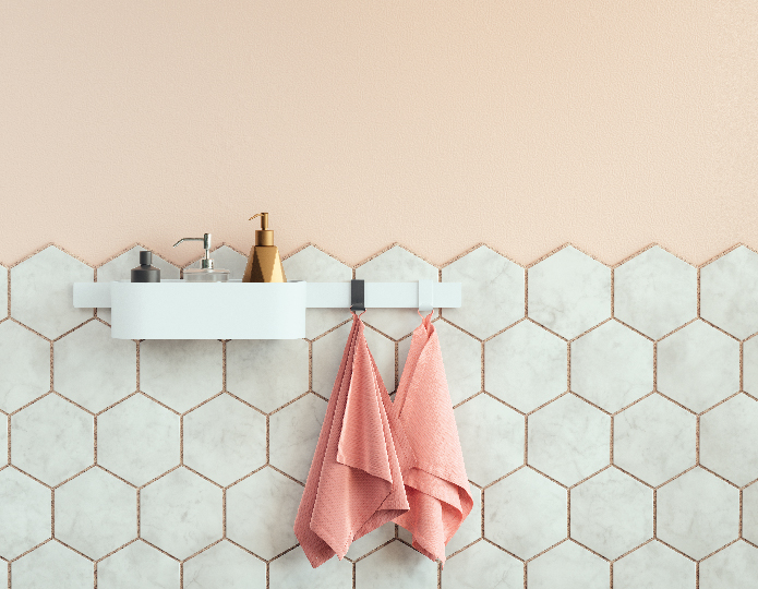 Hansgrohe Metris C Trio/Quattro Zierleiste Für Ecostat Unterputz-Duschthermostat | Rubinierte Bronze, Für Verdeckte Installation Mit IBox Universal Plus