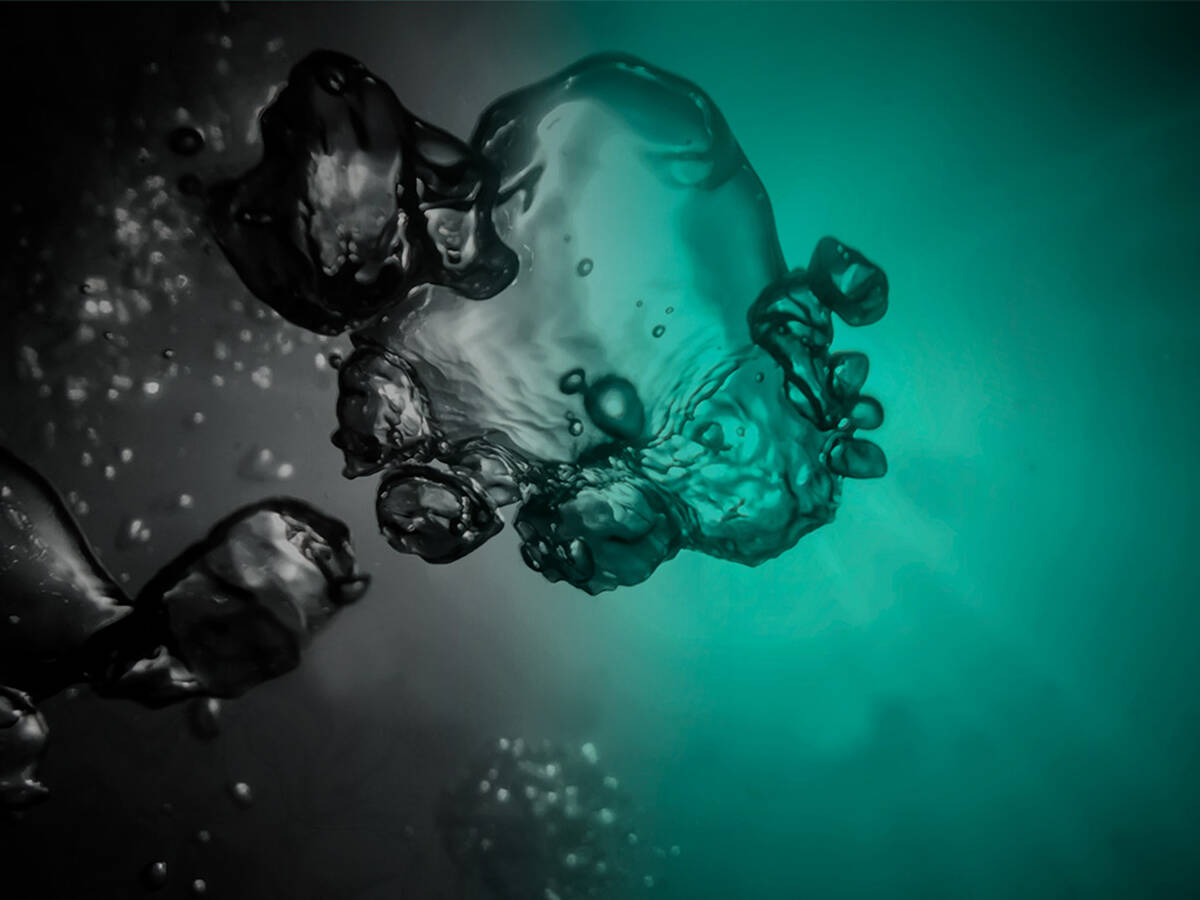 Hansgrohe Aqua Days water bubbles.