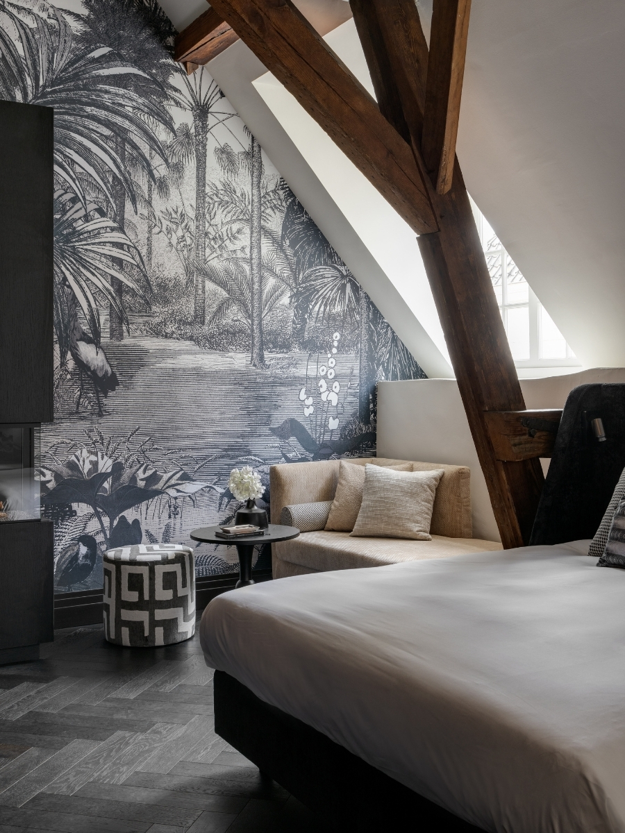 Zwart-wit interieur suite