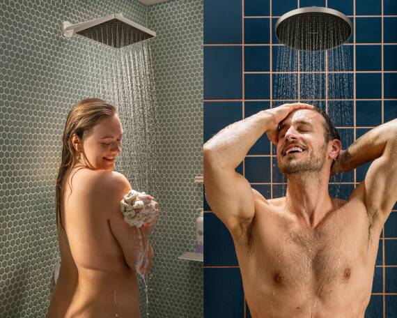 Activera Q and S shower ranges at a glance.