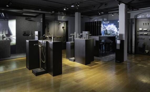 The AXOR showroom inside stilwerk Hamburg. The AXOR showroom inside stilwerk Hamburg.