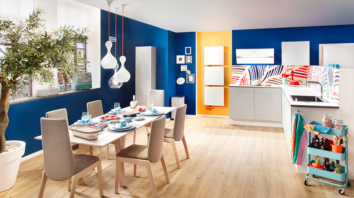 Splashes of colour in your Neo-pop kitchen | hansgrohe INT