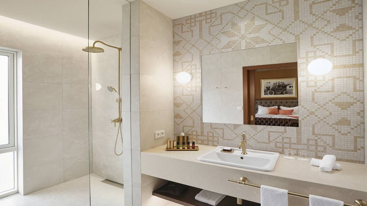 Miljø med AXOR Montreux veggarmatur