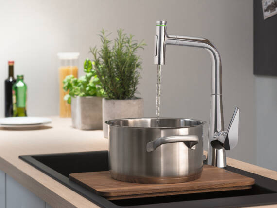 Flexible mitigeur evier HANSGROHE