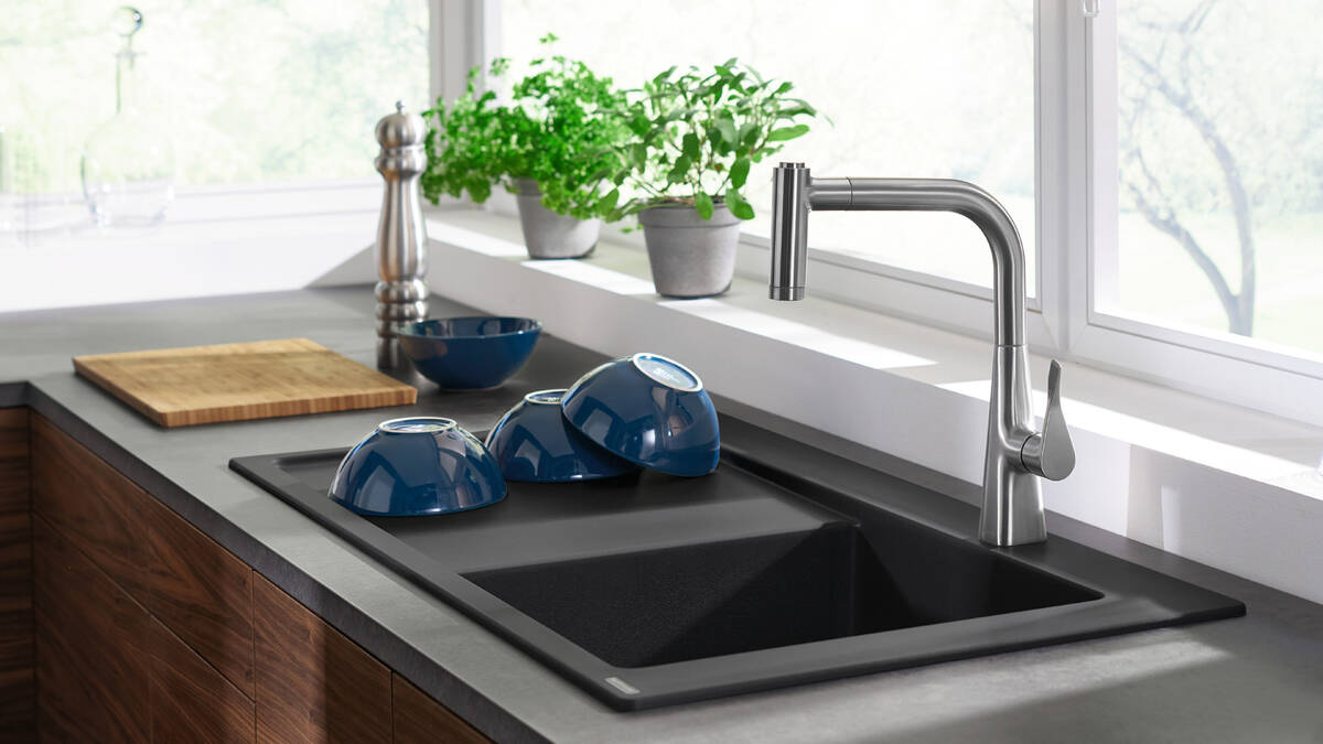 Granite In The Kitchen Is On Trend Find Inspiration Hansgrohe Int