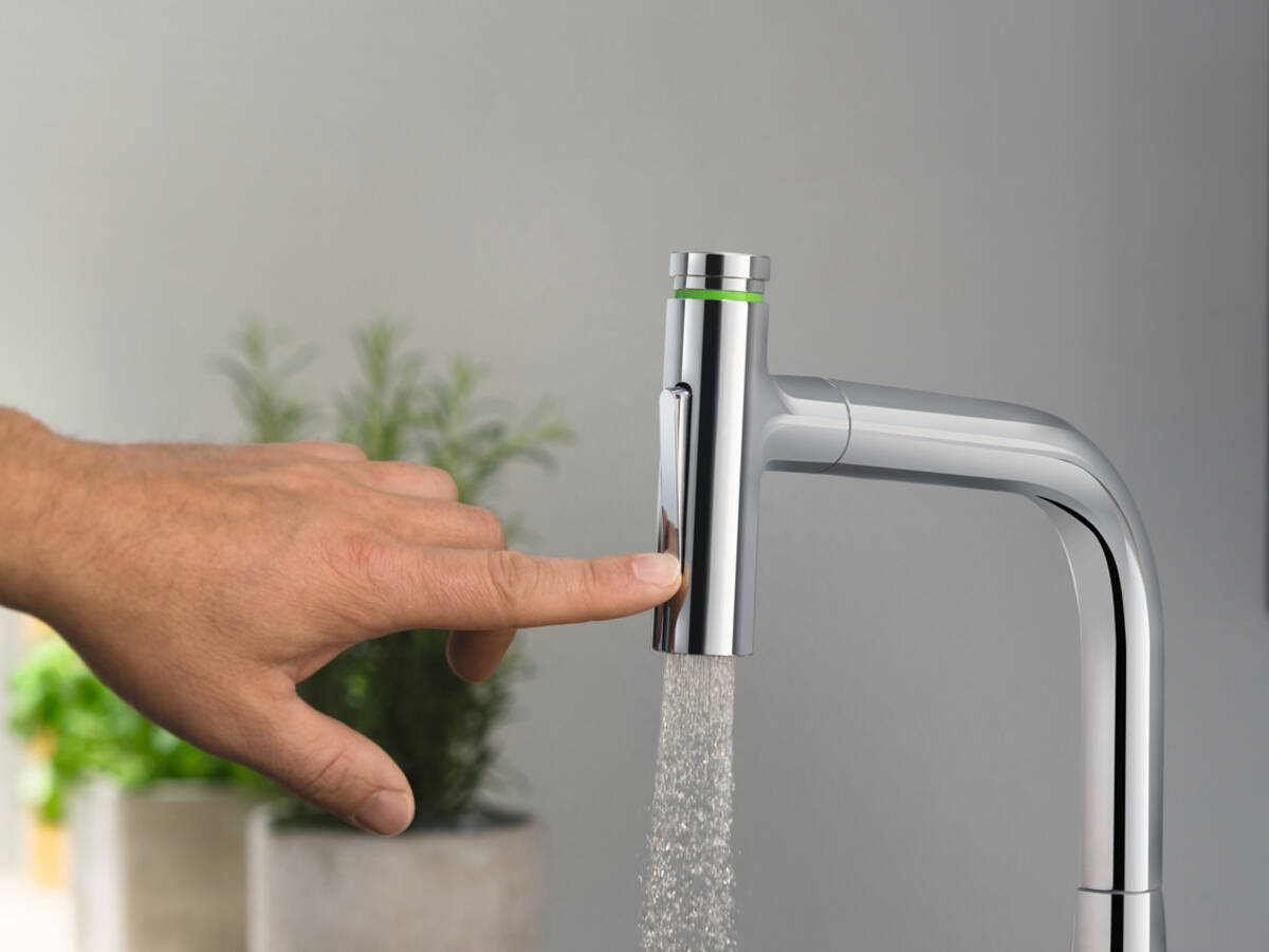 douchette à main art : 97999000de robinet de cuisine HANSGROHE douche  extractible chrôme spécifique à la marque