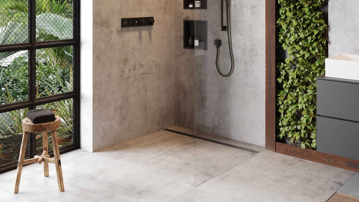 Système de trop-plein de hansgrohe pour la baignoire et la douche.