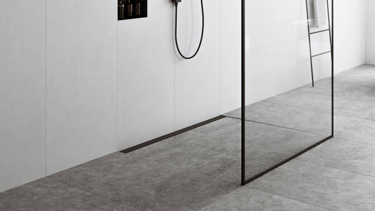 Bonde pour grandes douches : Raindrain 90 XXL.