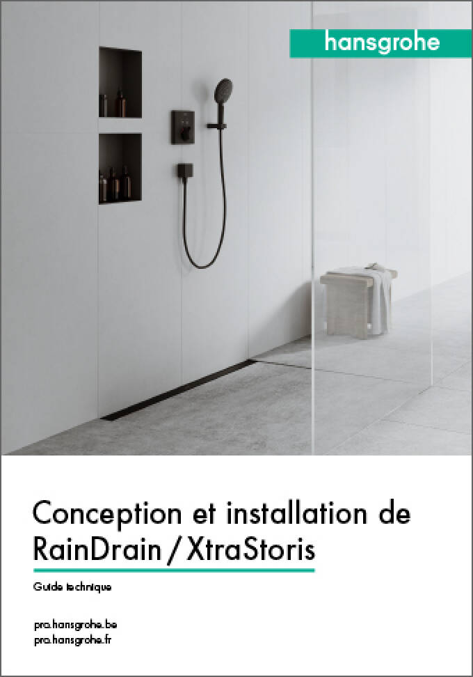 Couverture de la brochure hansgrohe RainDrain & XtraStoris
