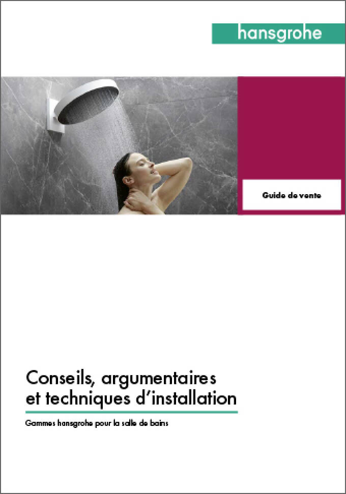 Télécharger le manuel de vente hansgrohe pour la salle de bains.