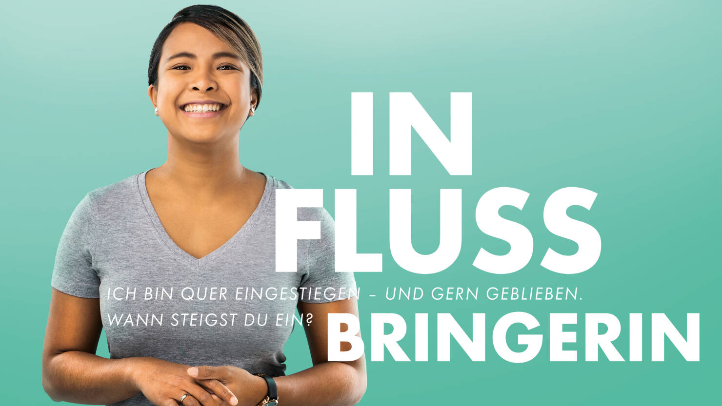Mary Grace, Monteurin bei Hansgrohe. Mary Grace, Monteurin bei Hansgrohe.