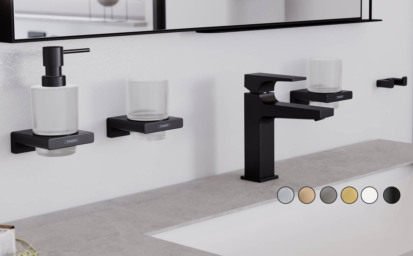 AddStoris: A complete accesssories range <br>in 6 matt and metallic surfaces