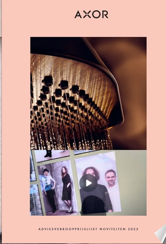 thumbnail AXOR noviteitenprijslijst 2025