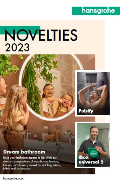 Voorkant hansgrohe Catexbrochure 2023 