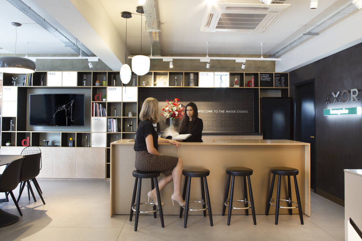 The AXOR brand experience at The Water Studio, London.