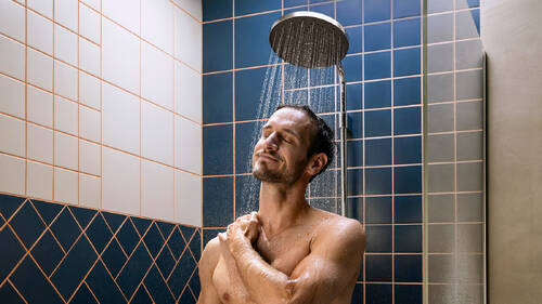 hansgrohe dusjplass utstyrt med Activera-dusjer.