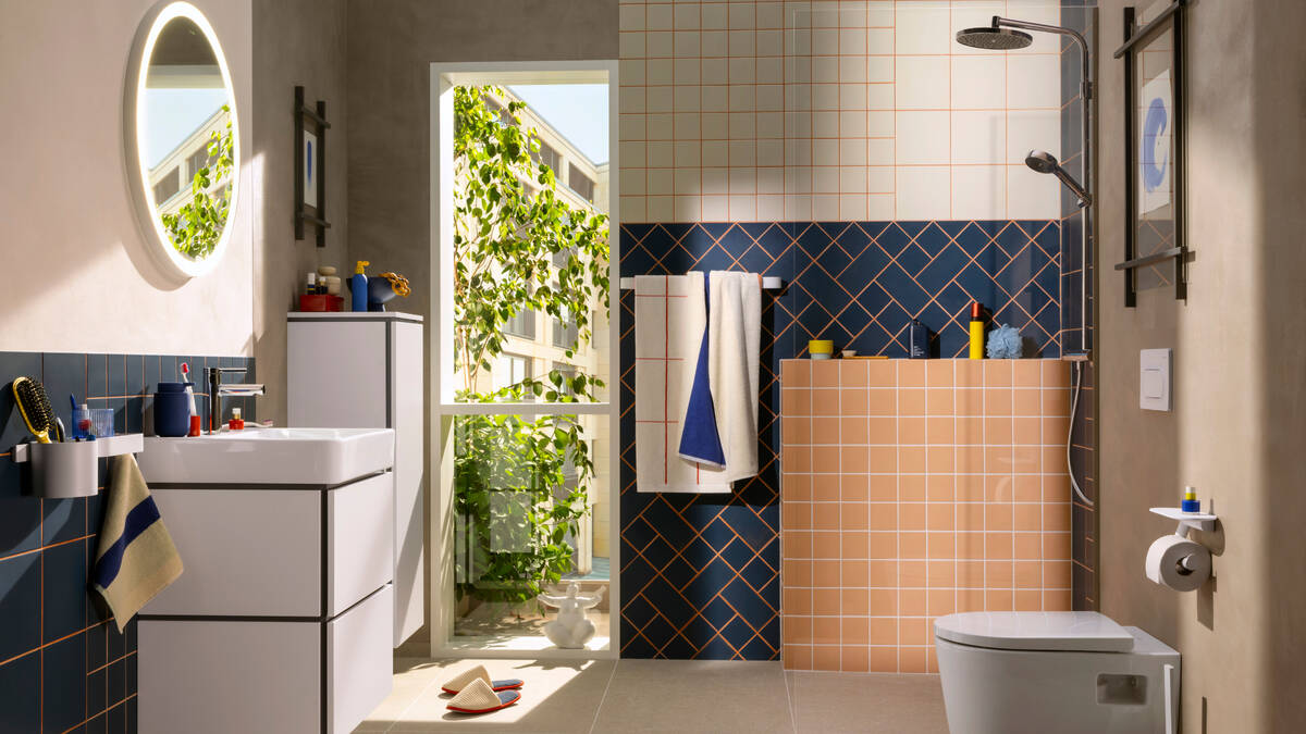 Nainen Xevolos-pesupaikalla