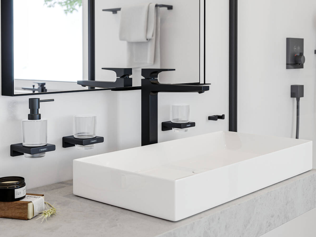 hansgrohe Metropol faucet in Matte Black.