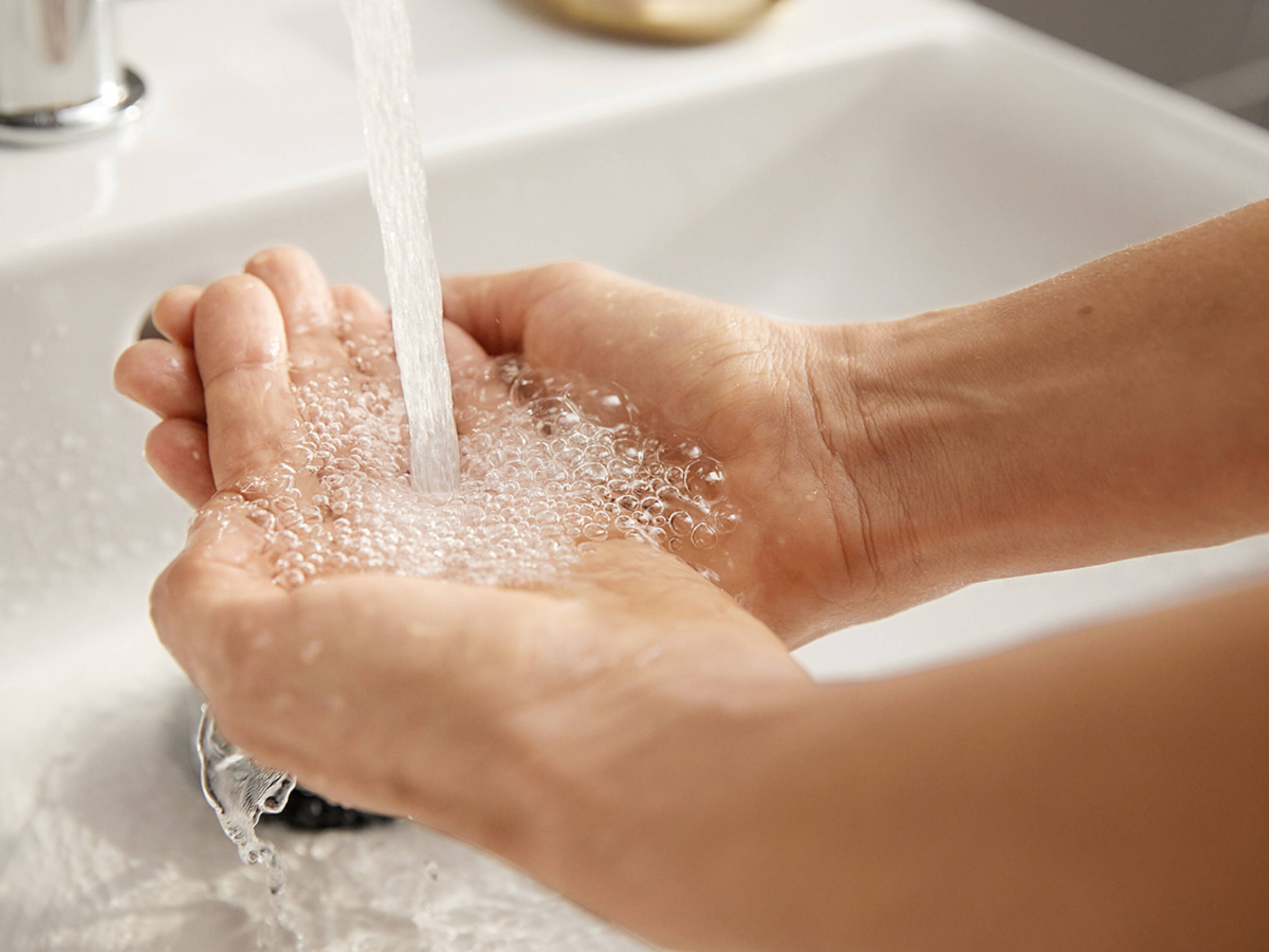 AirPower-Armatur, mit Luft angereichert.