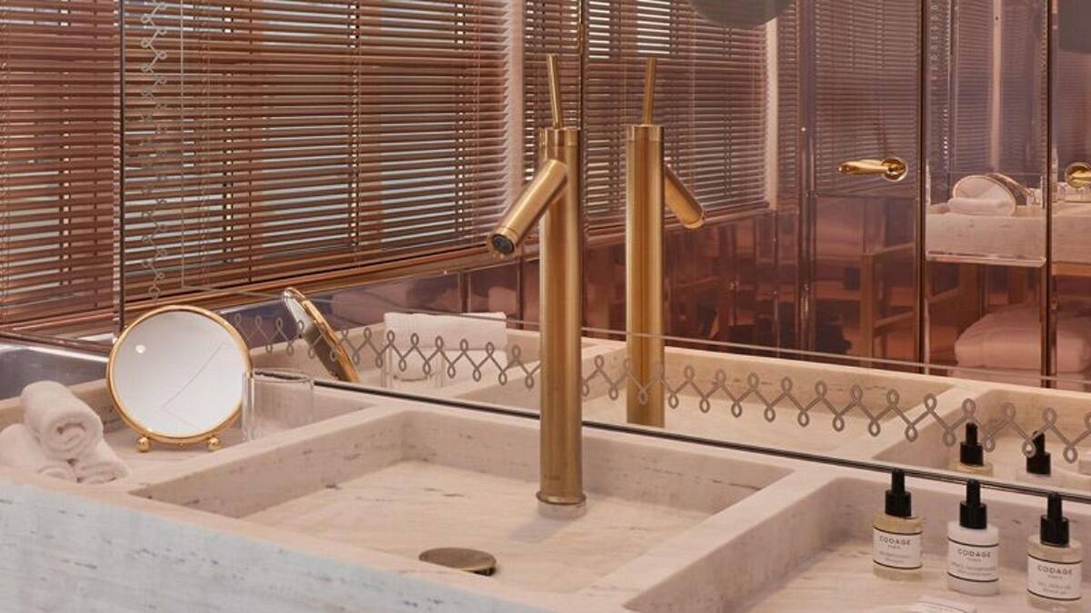 AXOR-kolleksjoner i et ekstravagant hotell i Paris.