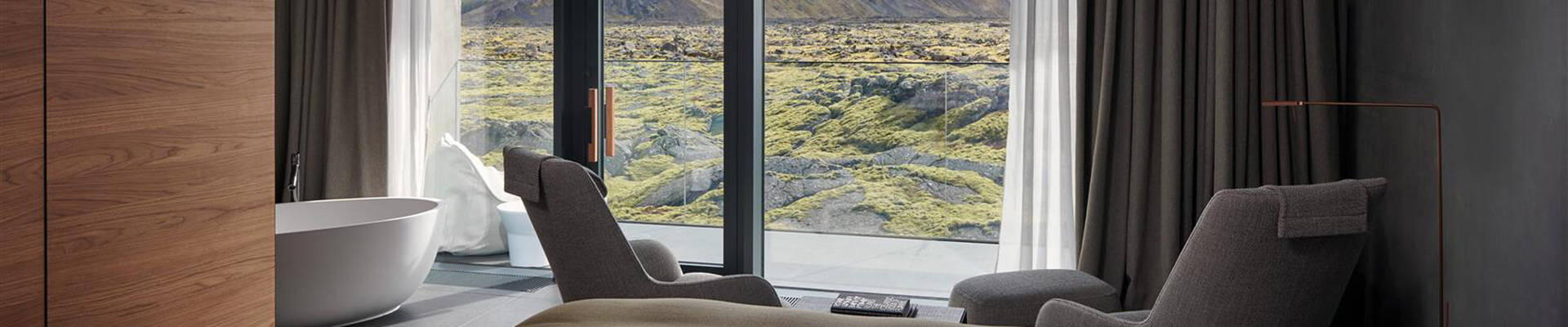 Suite im The Retreat at Blue Lagoon, Island – ausgestattet mit AXOR Suite im The Retreat at Blue Lagoon, Island – ausgestattet mit AXOR