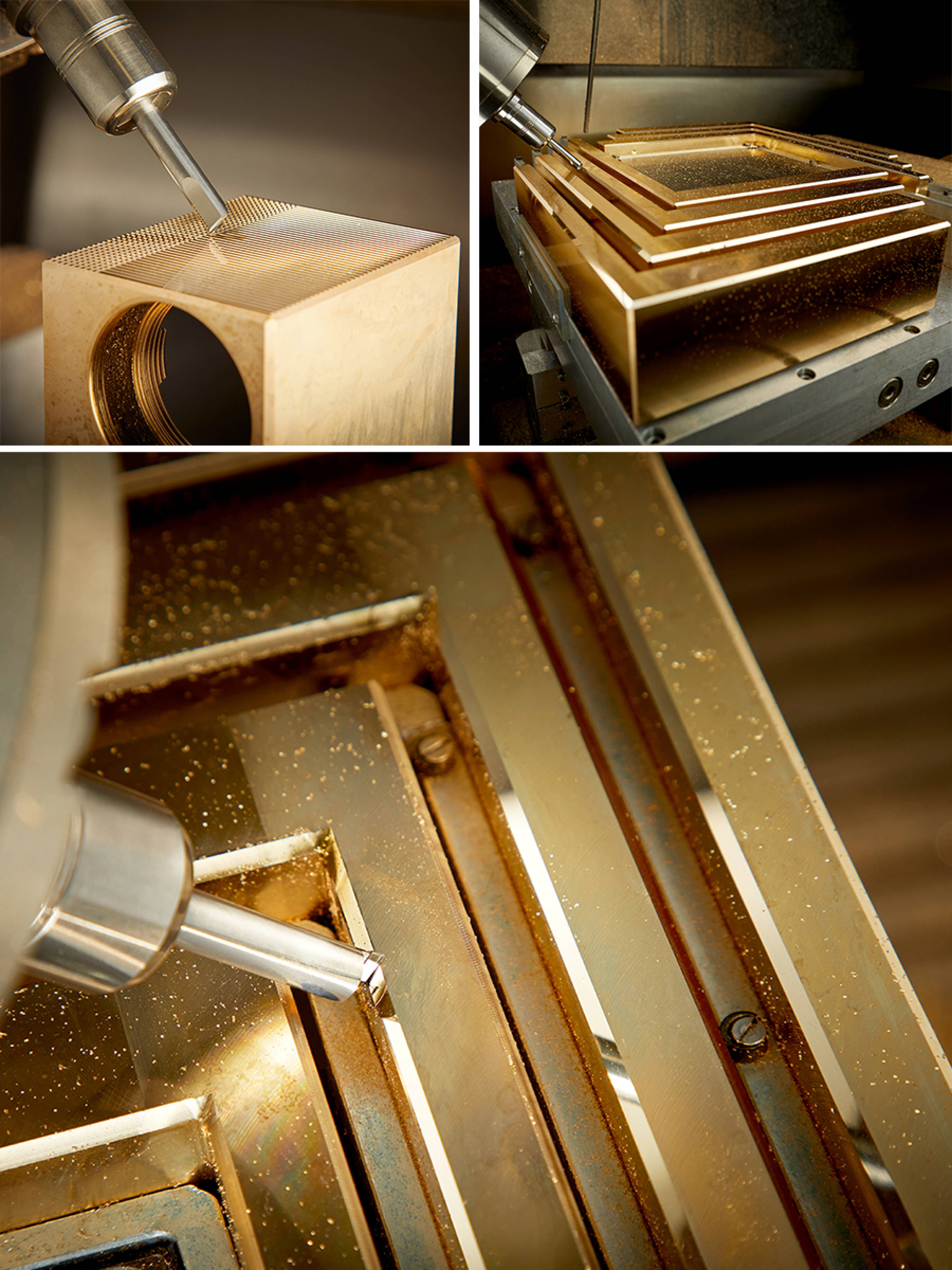 AXOR Edge manufacturing method with diamond tool. AXOR Edge manufacturing method with diamond tool.