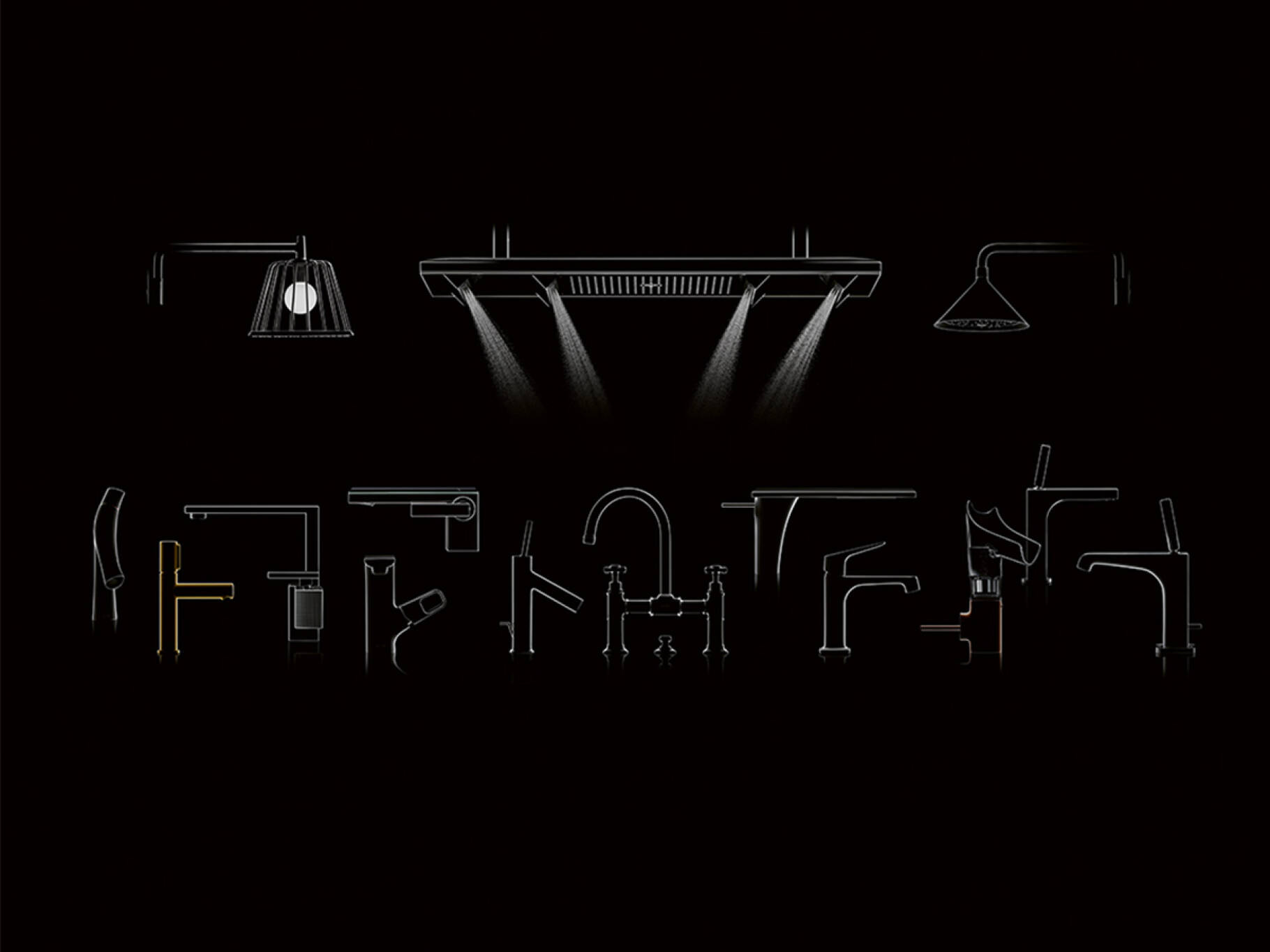 Luxurious shower architecture from the AXOR brand.