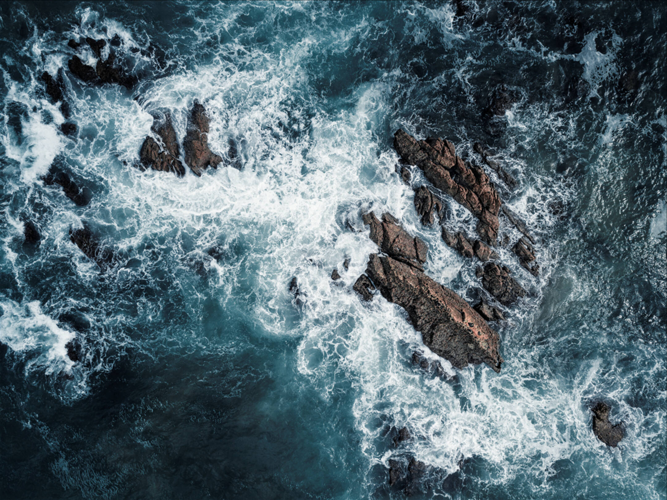 Wyspa w pobliżu Holy Island, Walia