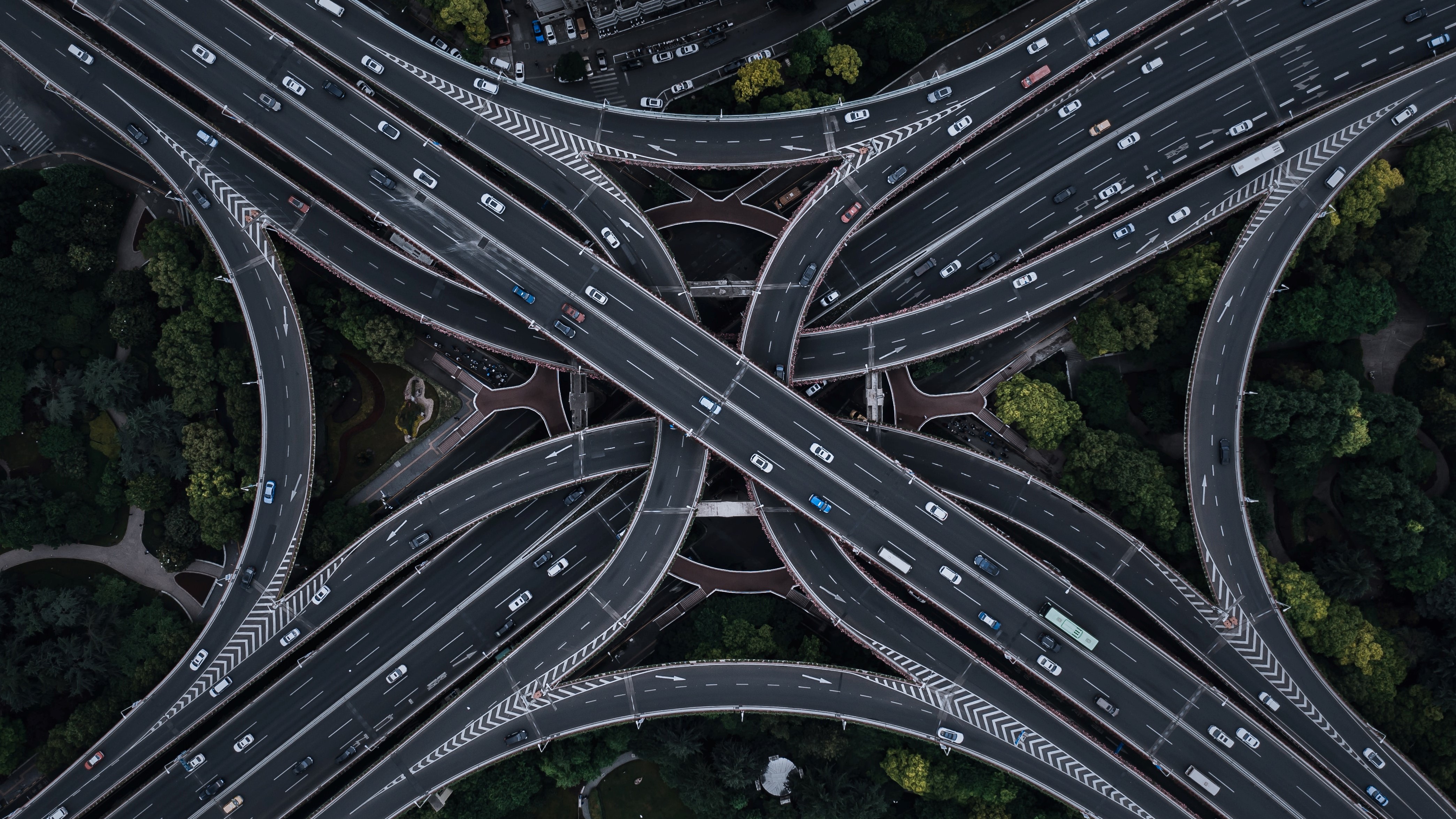 Gatukorsning i Shanghai