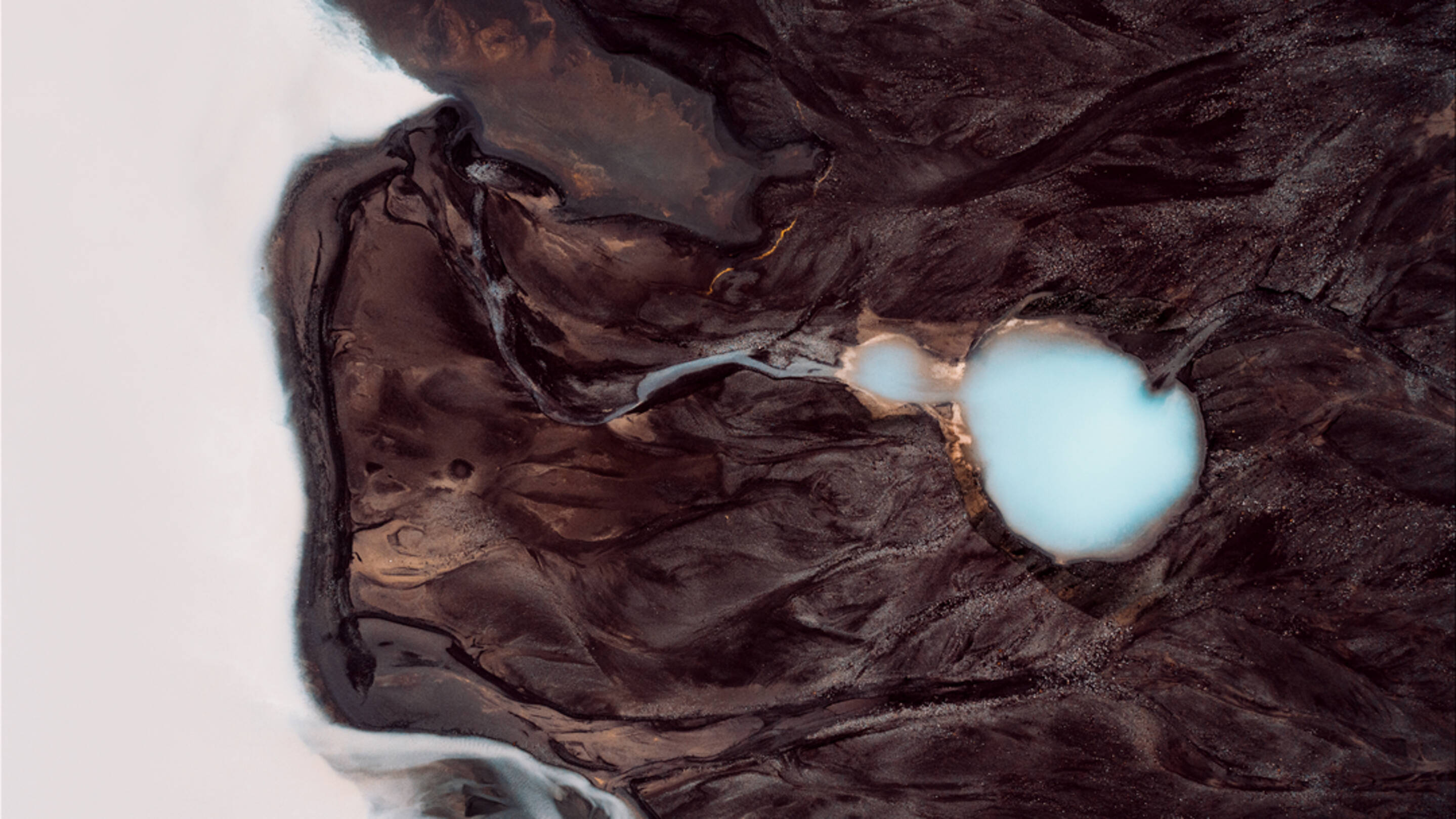 Aerial photography of Iceland, the place of longing of the Chief Design Officer of Design Group Italia