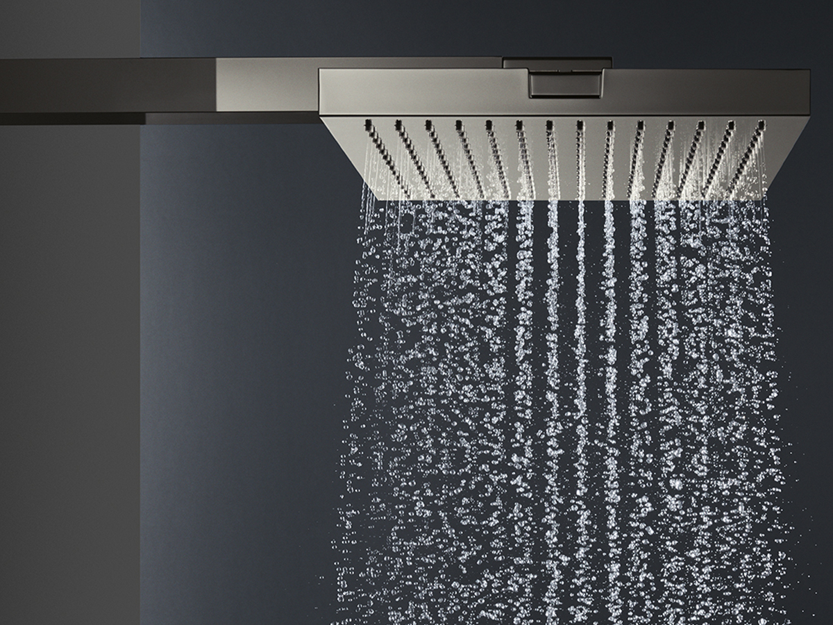 AXOR Showers Wall And Ceiling Mount Hansgrohe Pro INT   Axor Showers Shower Head 240 2401jet With Shower Arm Ambiance 4x3 