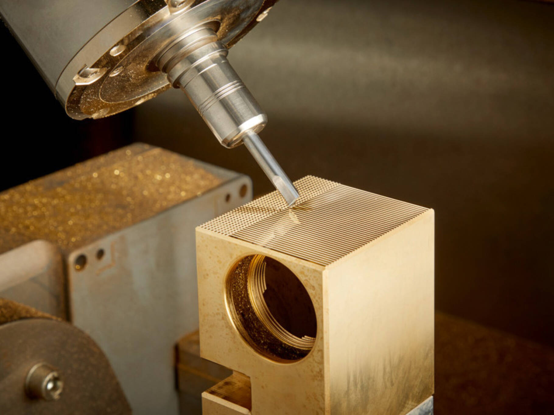 Diamanteermachine voor perfect badkamerdesign van AXOR.