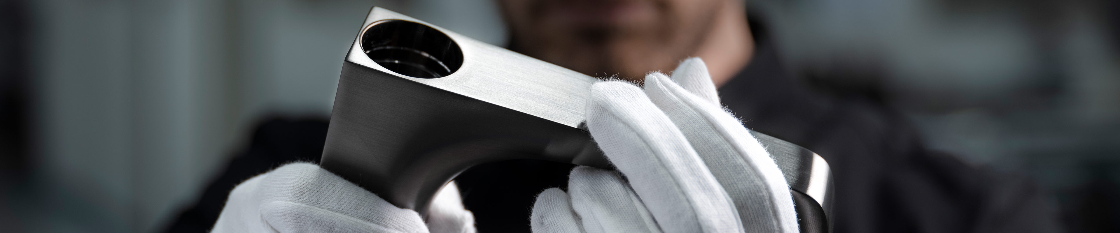 AXOR Citterio E single-lever mixer being finished in Black