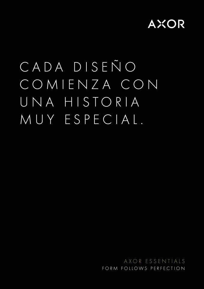 Portada de la Revista AXOR Essentials.