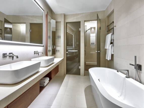 AXOR Citterio E taps in Brushed Nickel. AXOR Citterio E taps in Brushed Nickel.