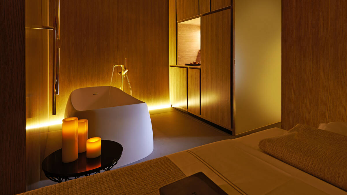 AXOR in the spa at the 5-star Four Seasons Hotel in Milan.