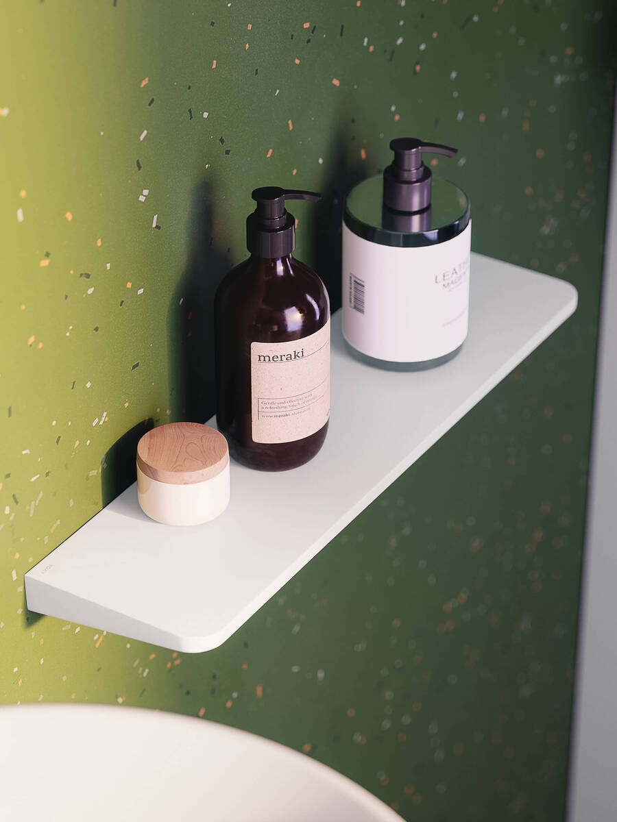 AXOR Universal Circular Accessoires in Mattweiss. AXOR Universal Circular Accessoires in Mattweiss.