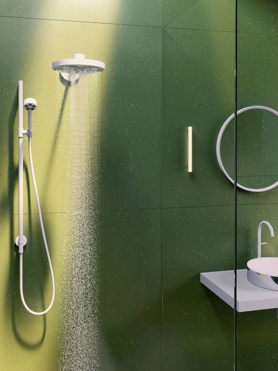 Detailshot of the bathroom concept Skyline by Edward Barber and Jay Osgerby Detailshot of the bathroom concept Skyline by Edward Barber and Jay Osgerby