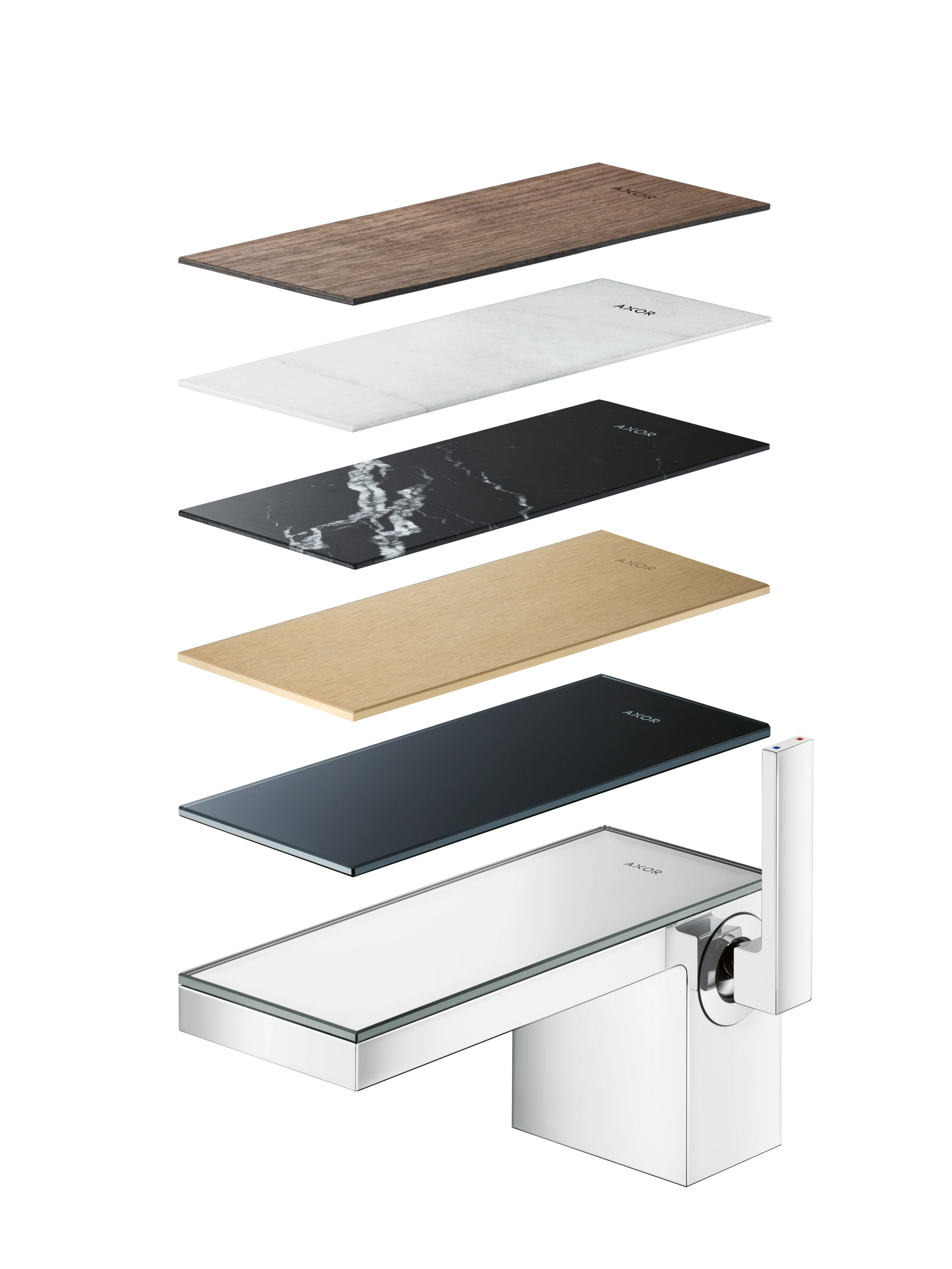 AXOR MyEdition. Luxurious cover plates to crown the mixer