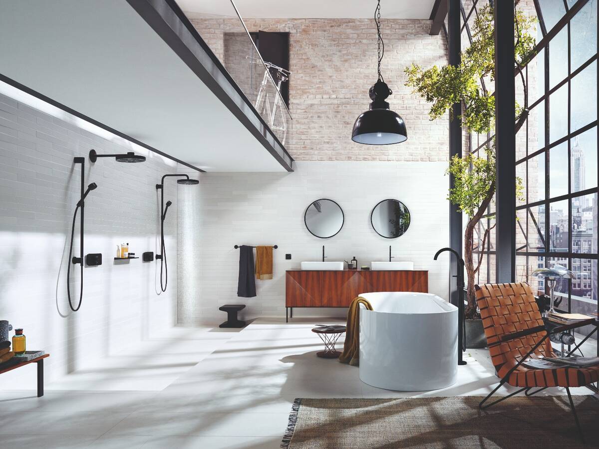 AXOR badkamerconcept ‘Contemporary Industrial’.