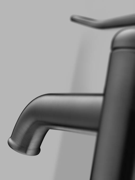 Close-up of the AXOR Archivio single lever basin mixer 