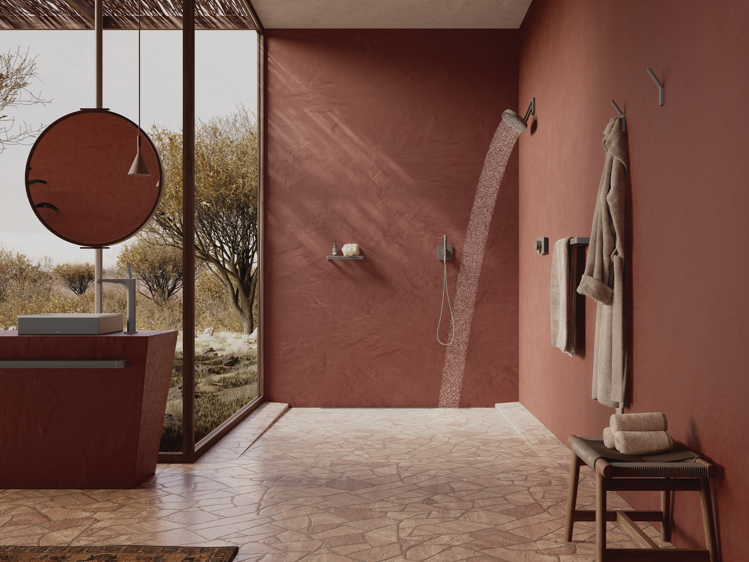 Bathroom concept 'Western Cape Apartment Residence' by Antonio Citterio